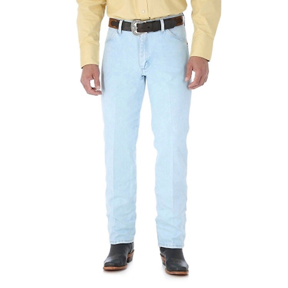 Wrangler Cowboy Cut Bleach Original Fit Blue Jeans